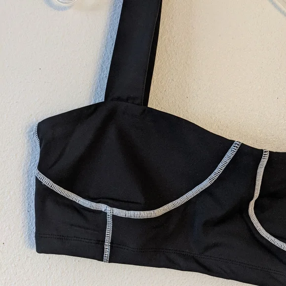 {WeWoreWhat} Brand New Black Corset Top - Picture 6 of 9